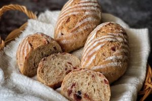 红糖燕麦-低糖低油亚麻籽蔓越莓欧包 健康轻脂（视频+课件）