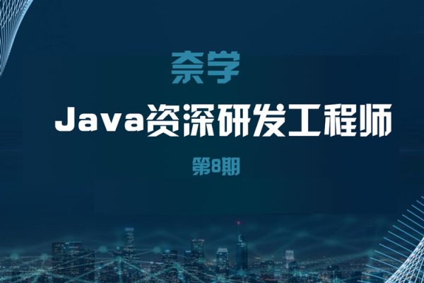 奈学-Java资深研发工程师视频课程第8期