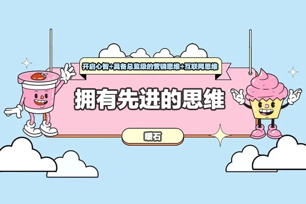 暖石-拥有先进的思维-开启心智+具备总监级的营销思维+互联网思维）