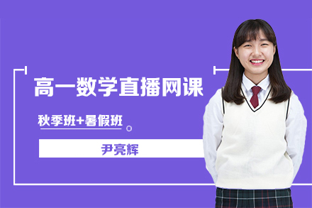 作业帮-尹亮辉-高一数学秋季班+暑假班直播网课