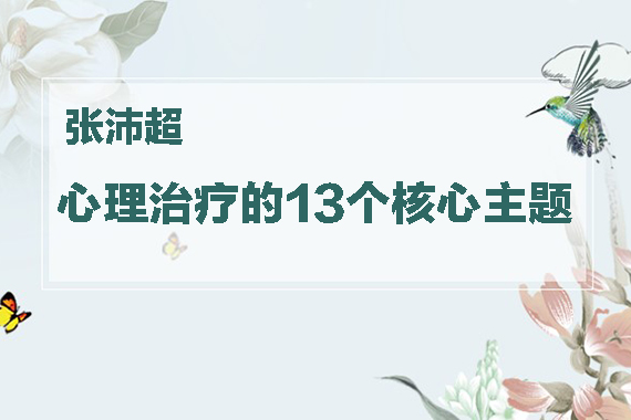 张沛超-心理治疗的13个核心主题（附PDF资料）