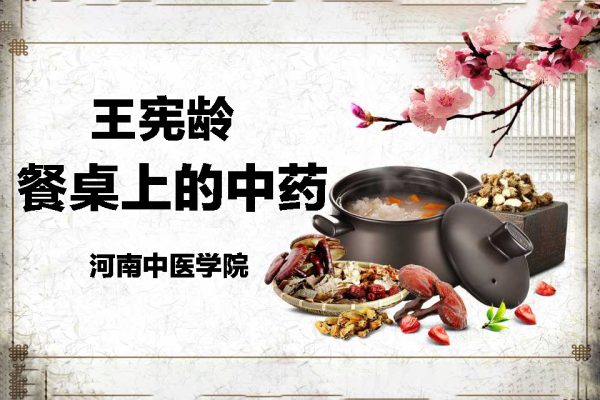 王宪龄-餐桌上的中药-河南中医学院（6讲完整版）
