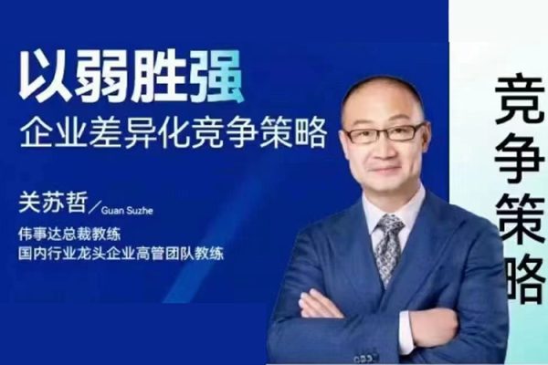 关苏哲：以弱胜强 企业差异化竞争策略