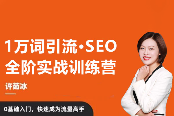 许茹冰-万词引流-SEO全阶实战训练营，0基础入门，快速成为流量高手