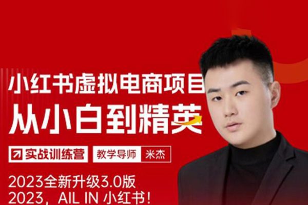 风口再至-米杰小红书虚拟电商项目3.0