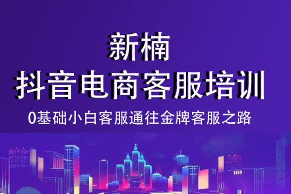 新楠•抖音电商客服培训，0基础小白客服通往金牌客服之路