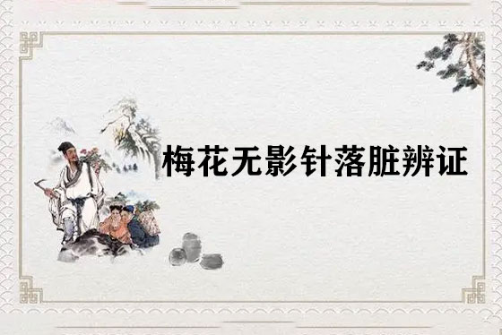 梅花无影针落脏辨证【秒瘦针绝技】