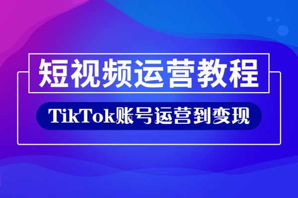 从0基础到精通进阶，TikTok账号运营到变现的全流程出海模式培训