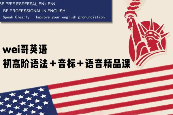 wei哥英语-初高阶语法＋音标＋语音精品课