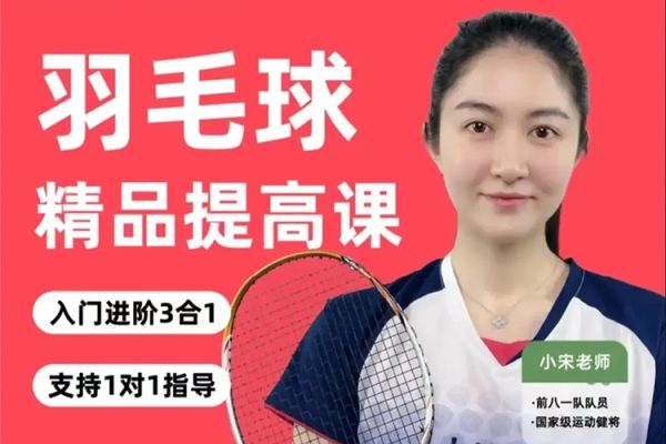 小宋老师羽毛球3合1精品提高课