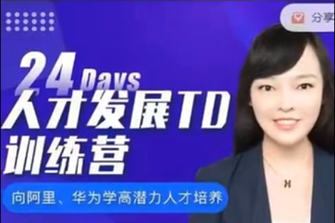 张琳:24天人才发展TD训练营6期