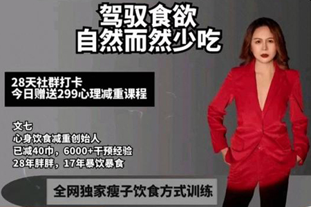 文七老师-28天驾驭食欲训练营