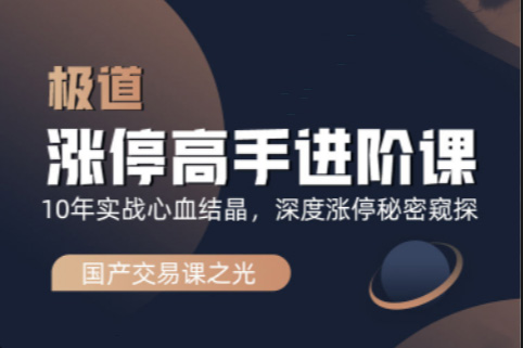 作手逍遥风极道白骑系列涨停趋势实战初阶课