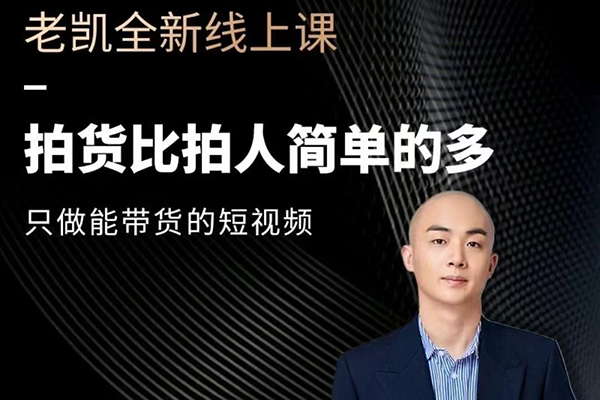 老凯-2024短视频带货内核课程