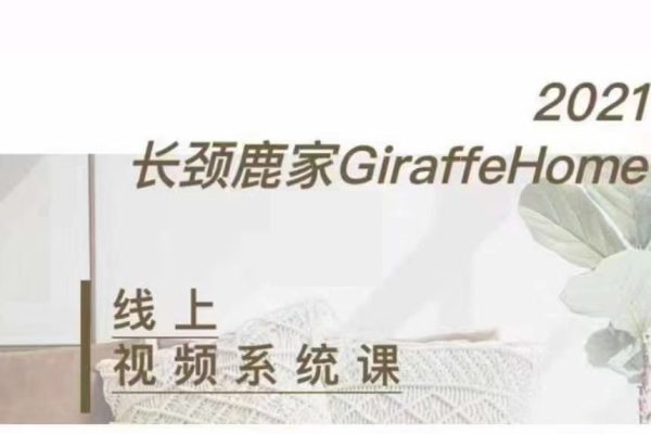 长颈鹿家视频拍摄线上系统课 ——理论、策划、实操、后期