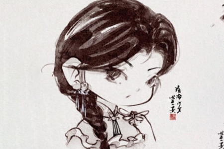 蓉儿古风水墨Q版头像团练2023