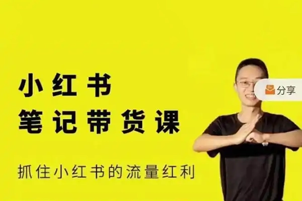 张宾电商小红书笔记带货课(更新11月)流量电商新机会，抓住小红书的流量红利