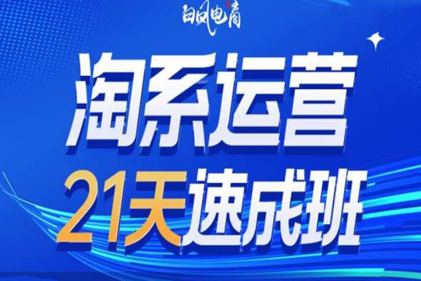 淘系运营21天速成班35期，年前最后一波和2025方向