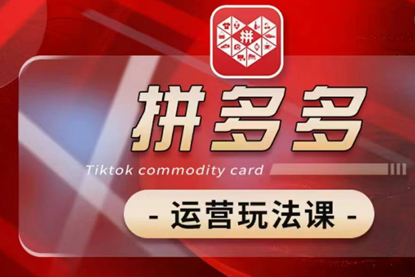 老陶电商拼多多运营玩法课高阶运营【2月更新】，极致群爆款玩法，轻付费无尽复制等