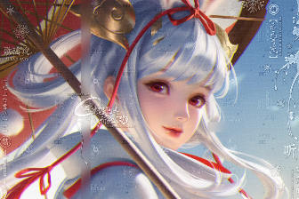 二颗颗二2024国风厚涂头像课