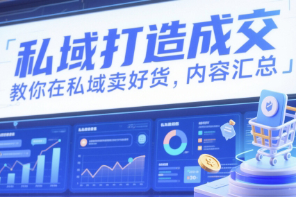 婉莹私域打造成交，教你在私域卖好货，内容汇总