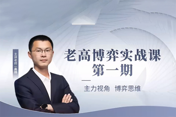 高扬线下课第一期老高博弈实战课