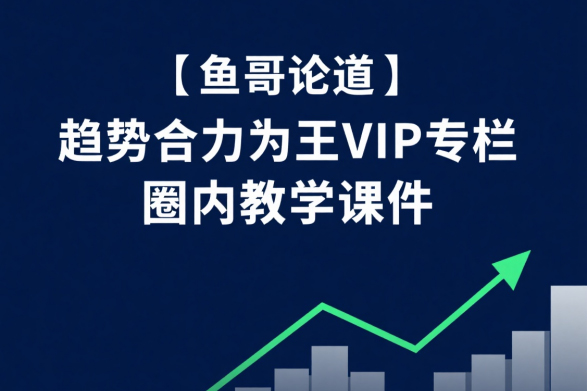 鱼哥论道-趋势合力为王VIP专栏 圈内教学课件