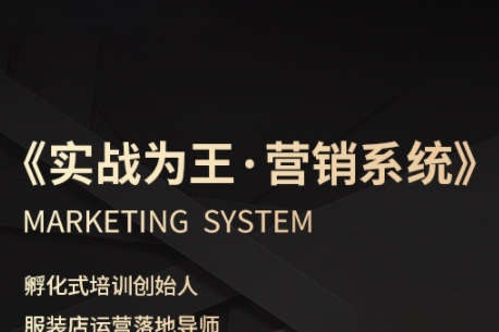 实战为王-营销系统