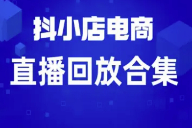 短视频电商：抖小店变现从0到盈利过直播回放