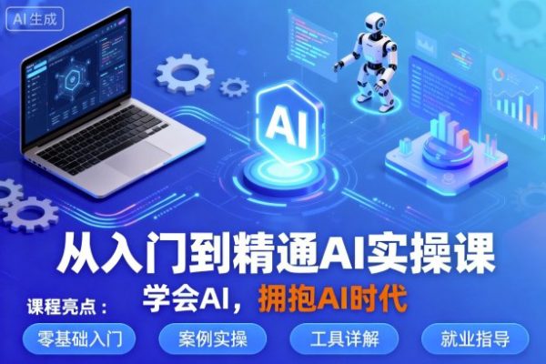 小错老师从入门到精通AI实操课，学会AI，拥抱AI时代