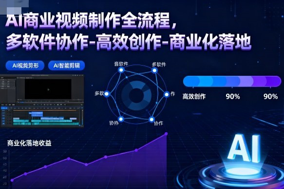 AI商業(yè)視頻制作全流程2期，多軟件協(xié)作