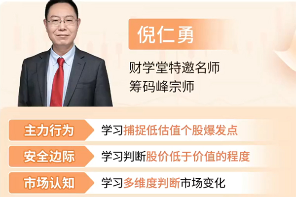 倪仁勇筹码峰跟庄战法小班课+资料工具指标