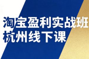 愛(ài)上黃昏-淘寶盈利實(shí)戰(zhàn)班杭州線下課
