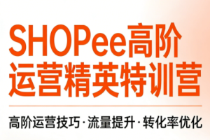 夢凡老師·Shopee蝦皮高階運營課程